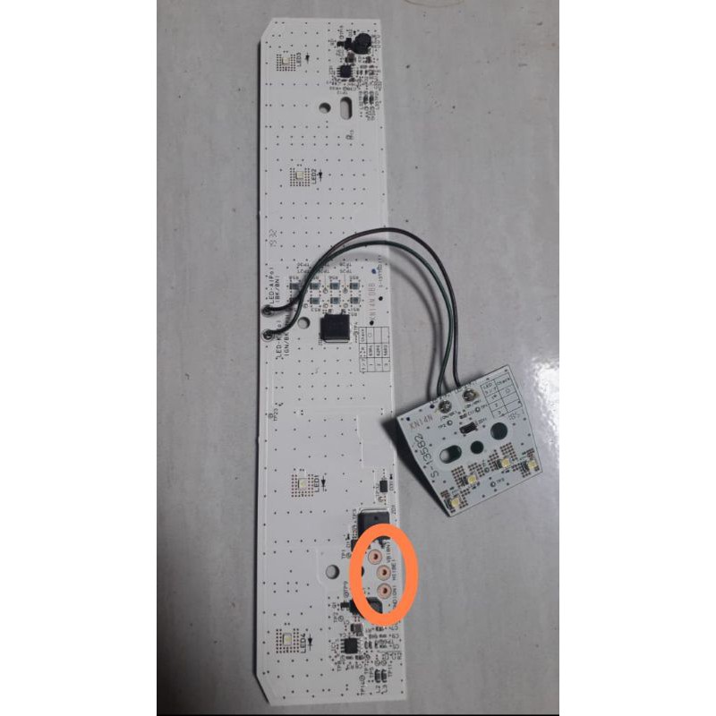 papan pcb led headlamp lampu depan dalaman reflektor pin 3 original honda fi new vario 110 K46 LED e