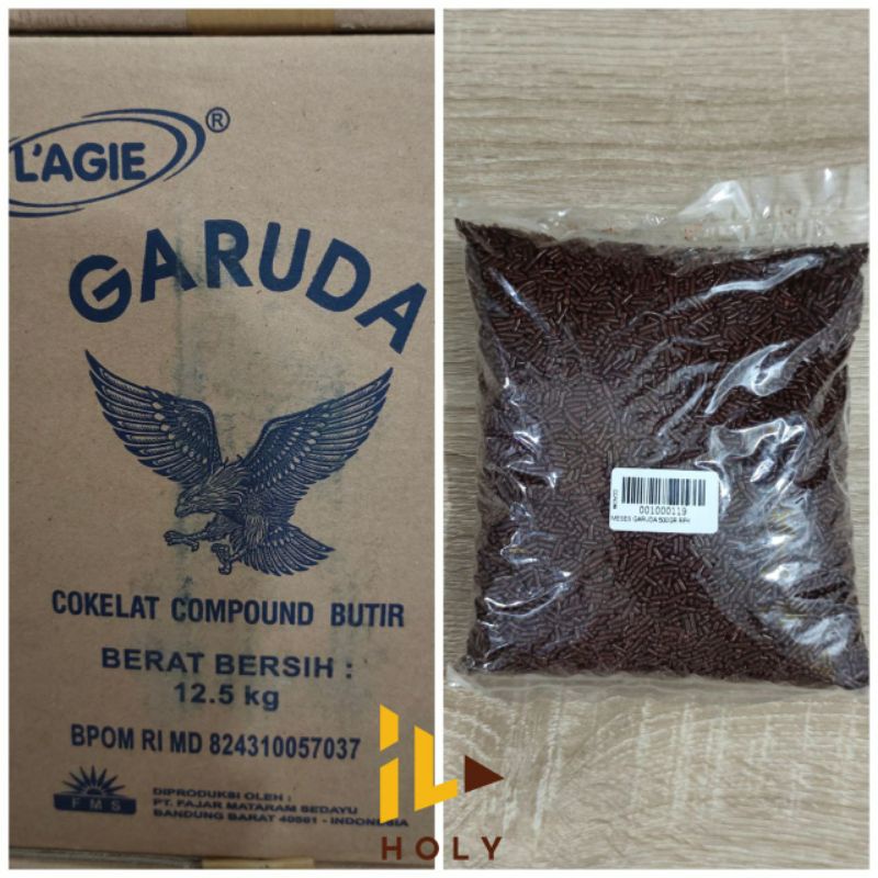 

Meses Mesis Lagie Garuda (1kg) Repack / Meses Coklat Garuda