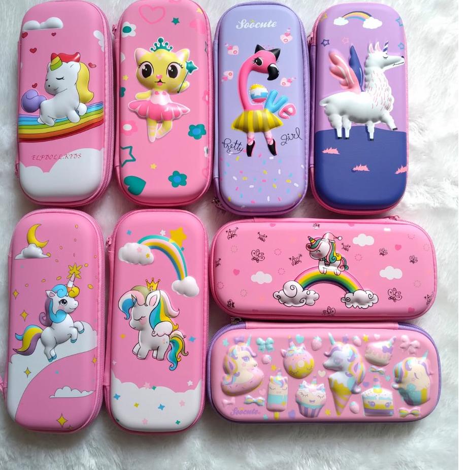 

Miliki Kotak Pensil Unicorn Llama Karakter Tempat Pensil Unicorn Anak Paud TK SD ala Smiggle kualitas impor kado anak perempuan 爱