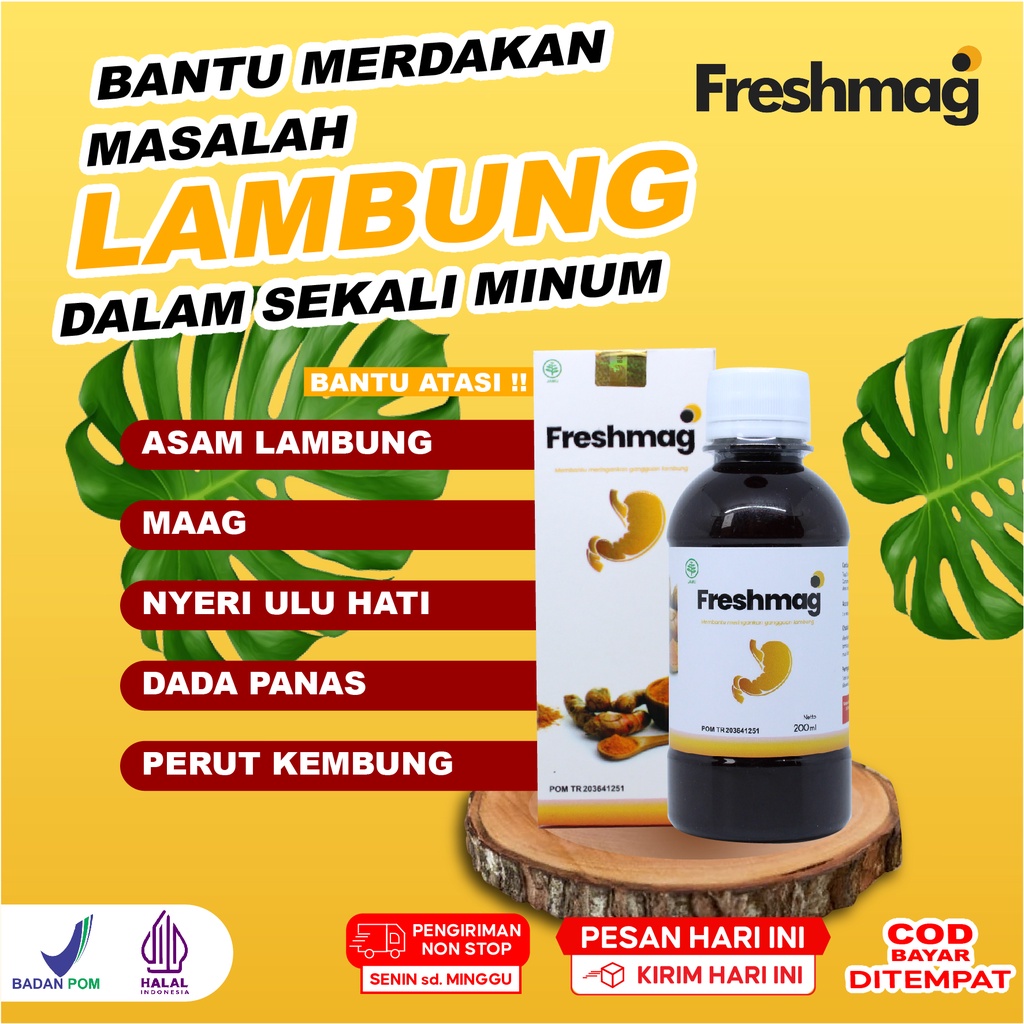 Freshmag Madu Obat Lambung Original Mengatasi Asam Lambung 200ml