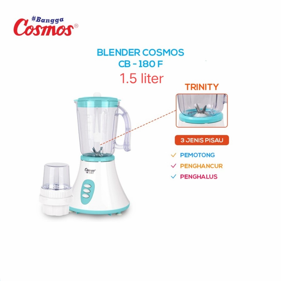 Cosmos trinity blender CB 180 F / blender 1.5 liter cosmos CB180f