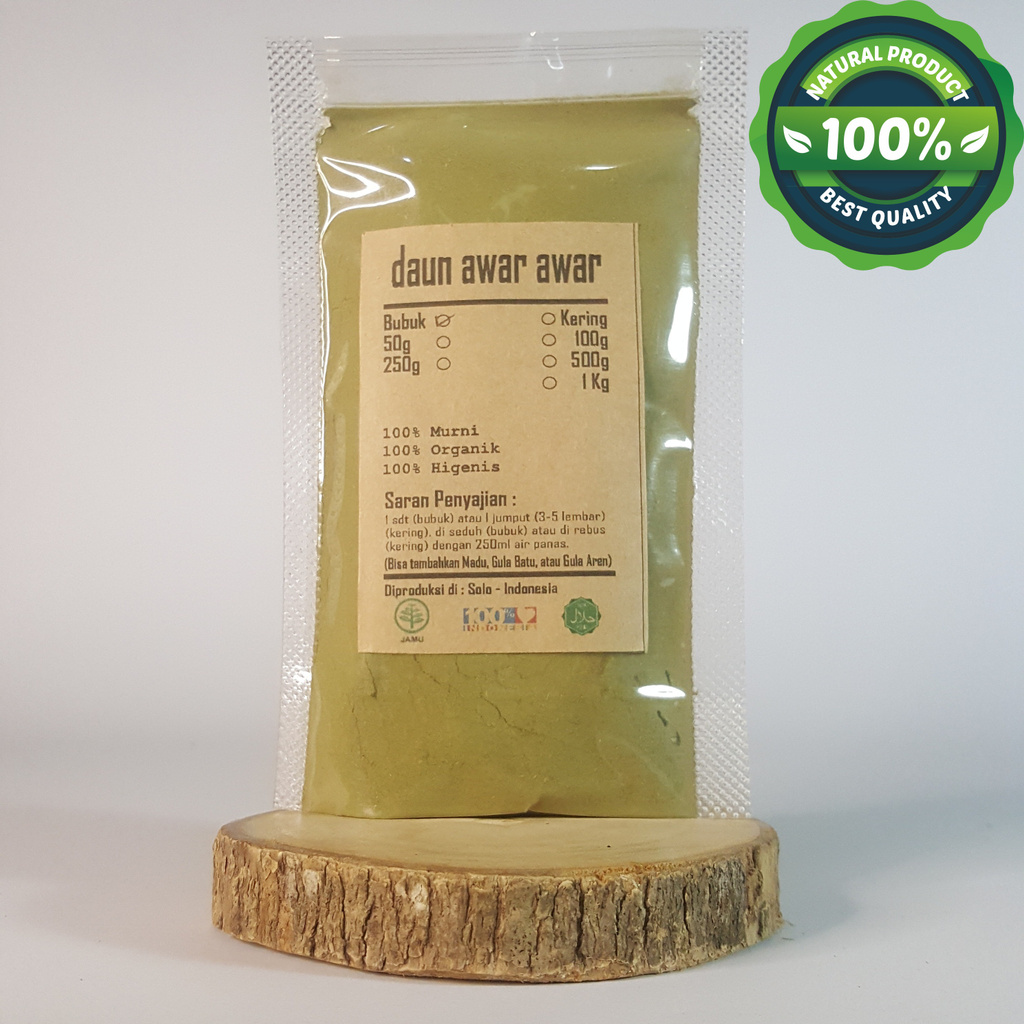 

DAUN AWAR AWAR BUBUK 100 GRAM - Ficus Septica - MURNI - JSR - RE