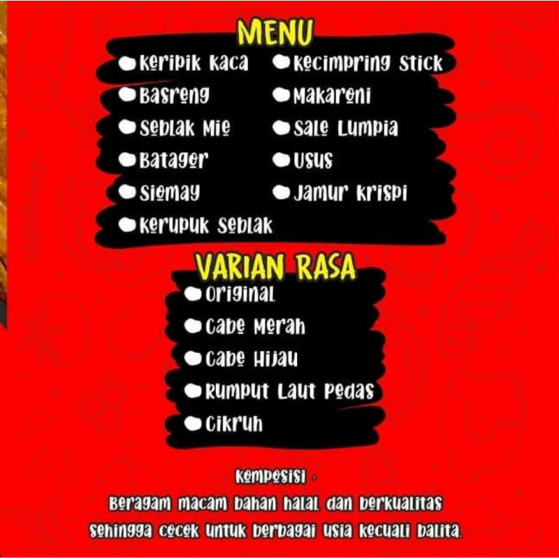 

Cemilan 28 Mantul (Ngareunah Pisannn)