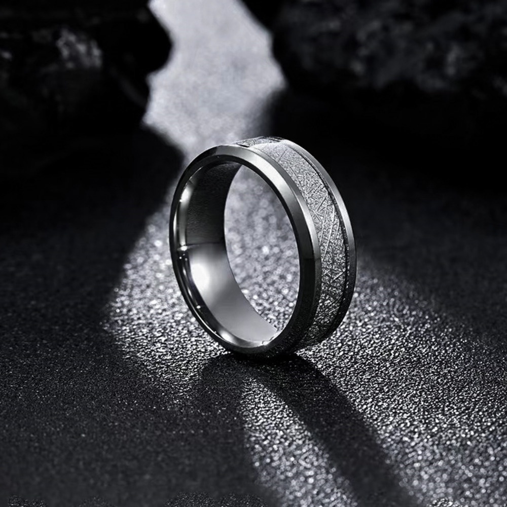 Cincin Bahan Titanium Steel Untuk Aksesoris