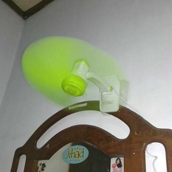 Muraaaahh.. Kipas angin 3IN1 jepit kyzuku 5 baling / 4 baling mini fan meja tempel dinding tembok ki
