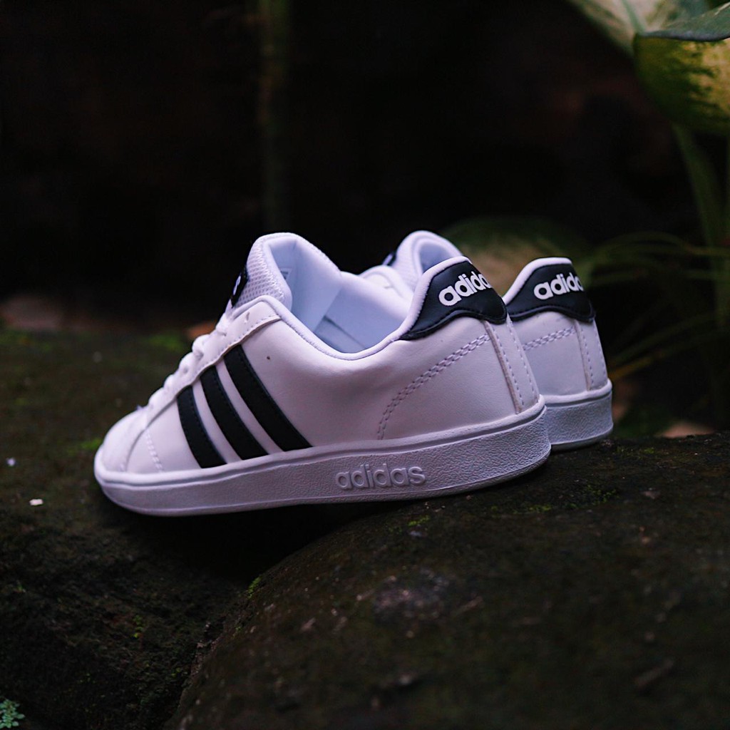Adidas Neo Baseline White List Black