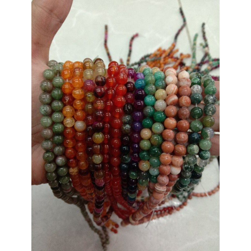 BATU ALAM AGATE 6MM POLOS
