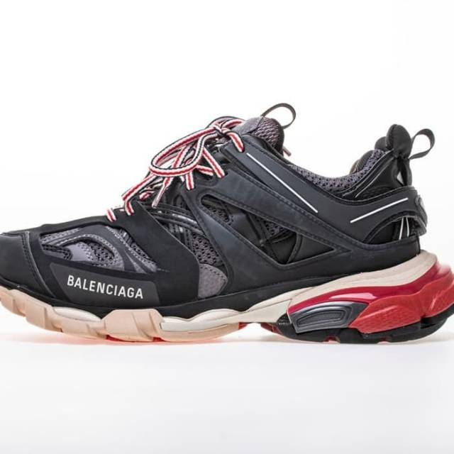 balenciaga track trainers bred black/ red UA Quality