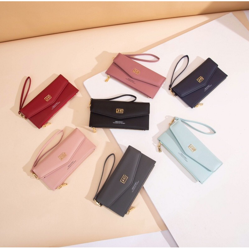 Dompet Lipat Murah Jimshoney Gabby Wallet Envelope / Dompet Kulit Original Jims Honey