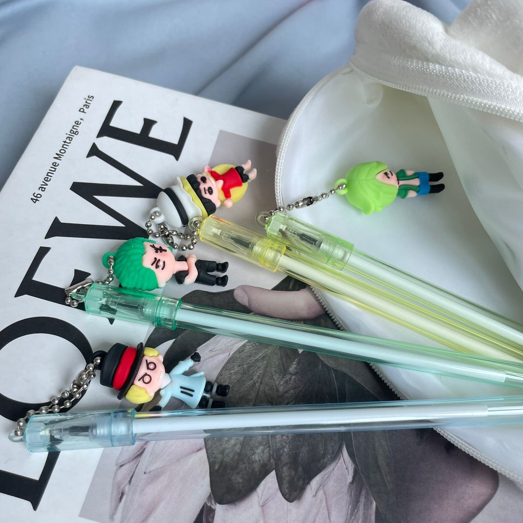 

PULPEN GANTUNGAN MINIATUR ONE PIECE PEN PENA UNIK LUCU READY BERKUALITAS COD GROSIR