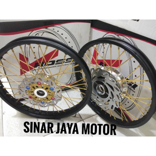 Paketan velg ninja r ninja rr ring 17 plus cakram sepaket