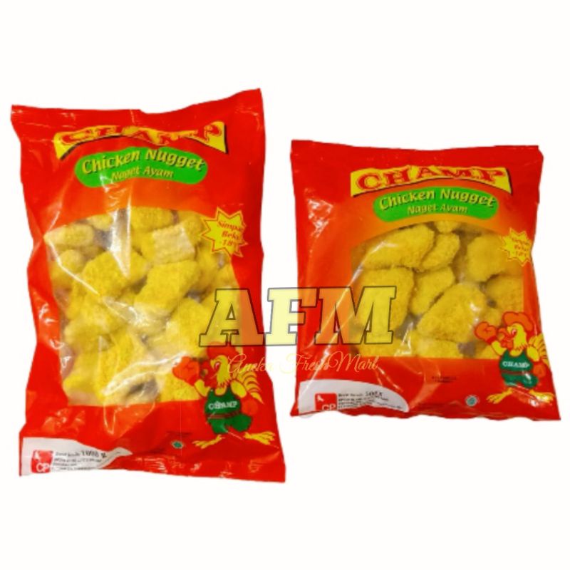 

CHAMP CHICKEN NUGGET 500GR/1KG NAGET AYAM NUGETS