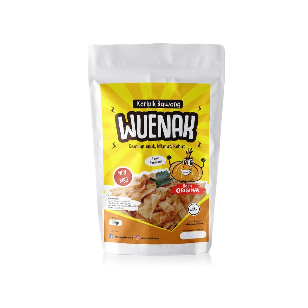 

KRIWANG WUENAK!! RASA ORIGINAL Keripik Bawang enak NON MSG