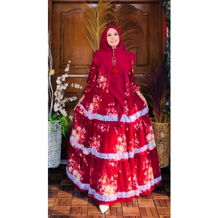 Gamis Belanda terbaru, Gamis Lebaran 2023 premium termurah, Harum Syari