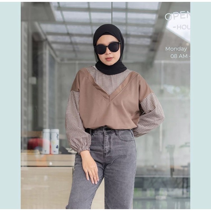 NAMIERA BLOUSE SEMI VEST