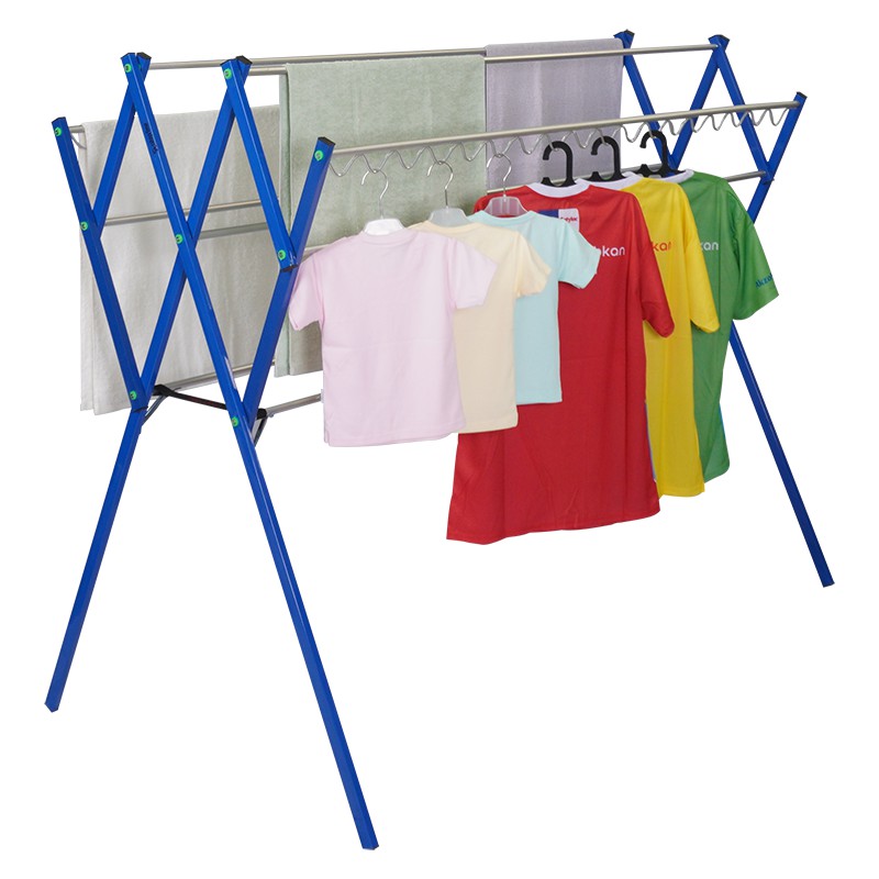 PROMO MENARIK KB Jemuran Pakaian Baju Gantungan Blue Super Murah