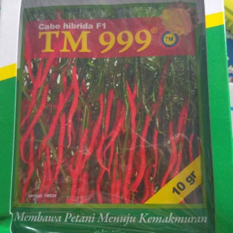 Benih Cabe Merah Keriting Tm999 kemasan 10gr