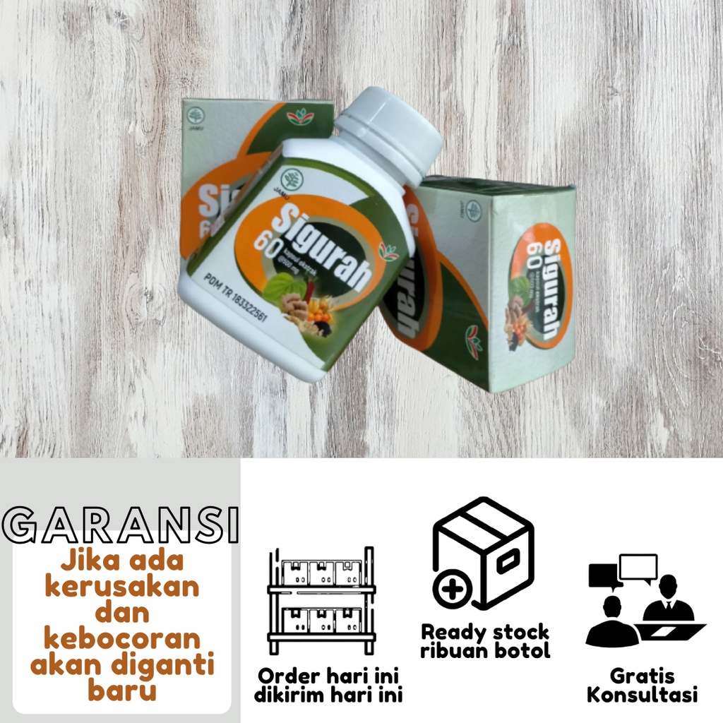 

Kapsul SIGURAH Original Ekstrak Herbal Pernafasan Gurah Batuk Berdahak Sesak Nafas