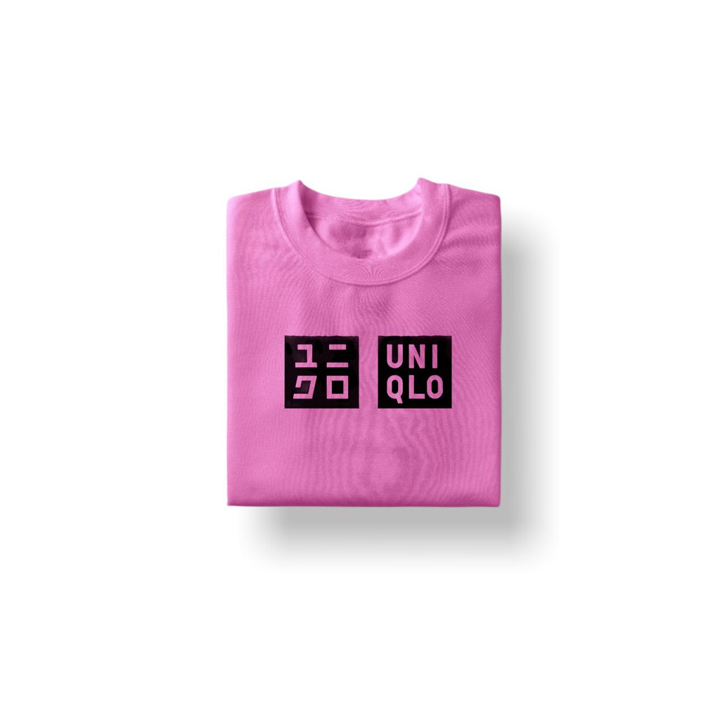 COD BAYAR DI TEMPAT KAOS BAJU UNIQLO LOGO KATUN KOMBED 30S PREMIUM DISTRO PRIA WANITA TSHIRT TEES-4