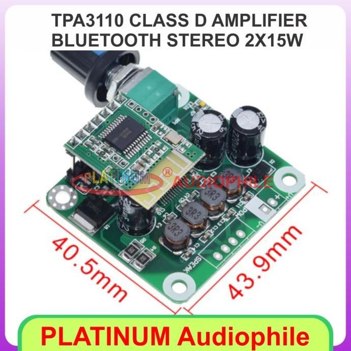 tpa3110 bluetooth amplifier class d 15w+15w tpa3110 amplifier stereo wau1