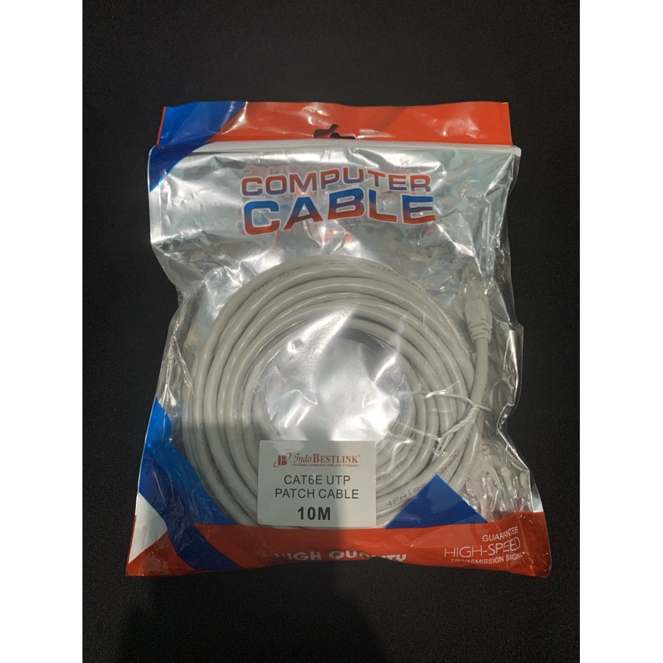 KABEL LAN 10 METER CAT6 / UTP / HIGH QUALITY - BESTLINK 10 meter