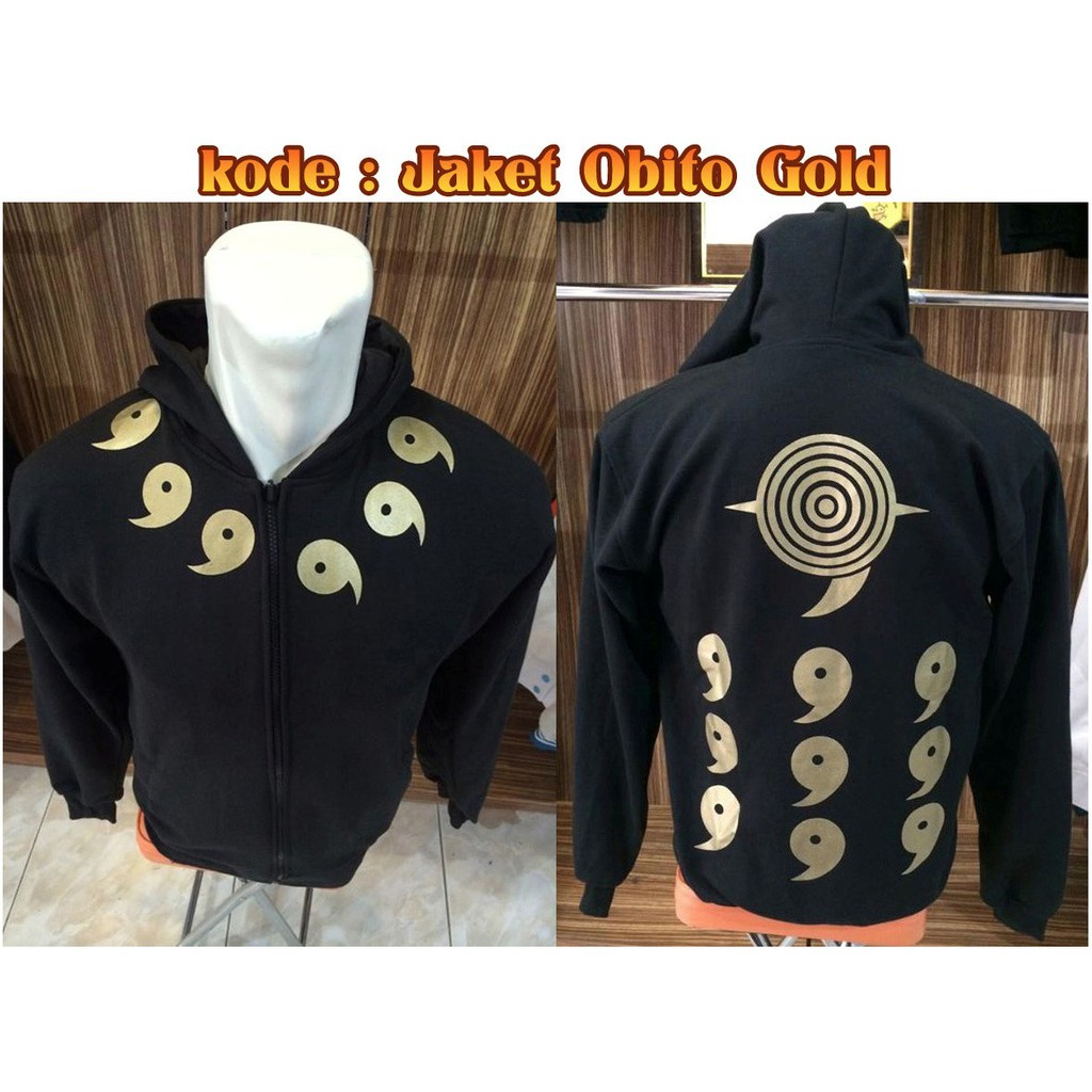 Jaket Rikudo Obito Gold Naruto