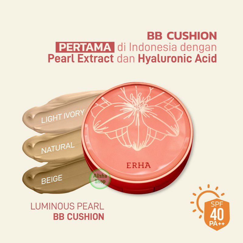 ERHA Luminous Pearl BB Cushion Ivory Natural Beige