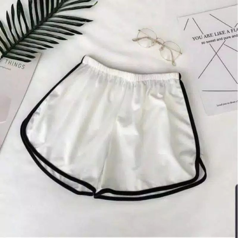 W&amp;D - Elodie short pants Celana Pendek Wanita Bahan Babyteri Terlaris