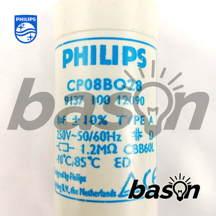 Philips Capasitor - 8 uF - CP 08BO28