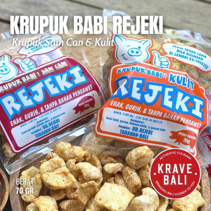 

KERUPUK KULIT BABI REJEKI 70 GR - KULIT