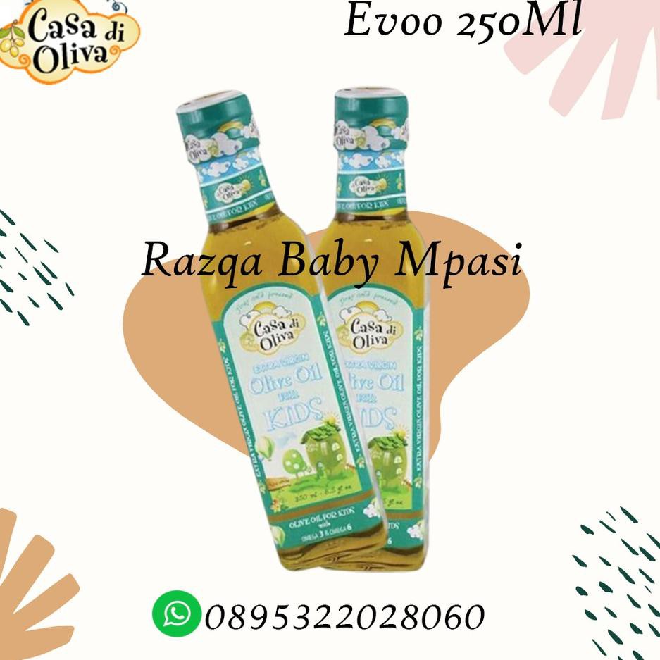 

☛zd✦KT043 EVOO Casa di Oliva 250ML MPASI / Casa di Oliva Extra Virgin Olive Oil for Kids ♕