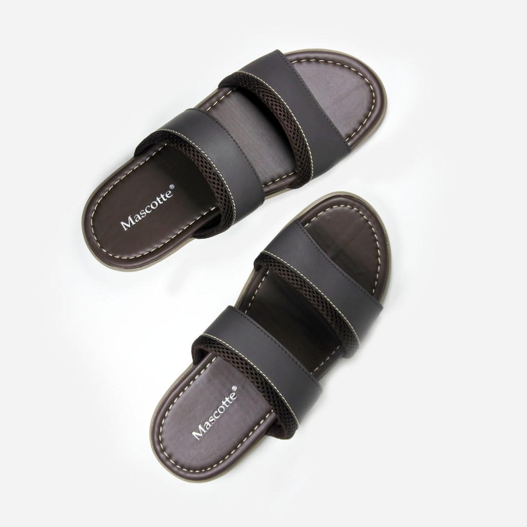 Mascotte LEVEN Sandal Pria 725.003-005 [Cream, Coklat dan Camel] / Ramayana Jatinegara