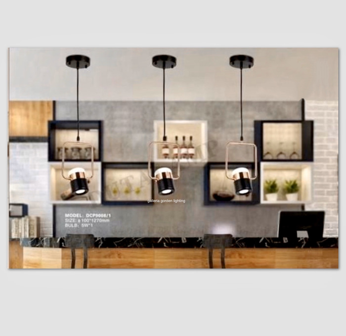 Lampu gantung minimalis dekorasi meja bar 9008/1