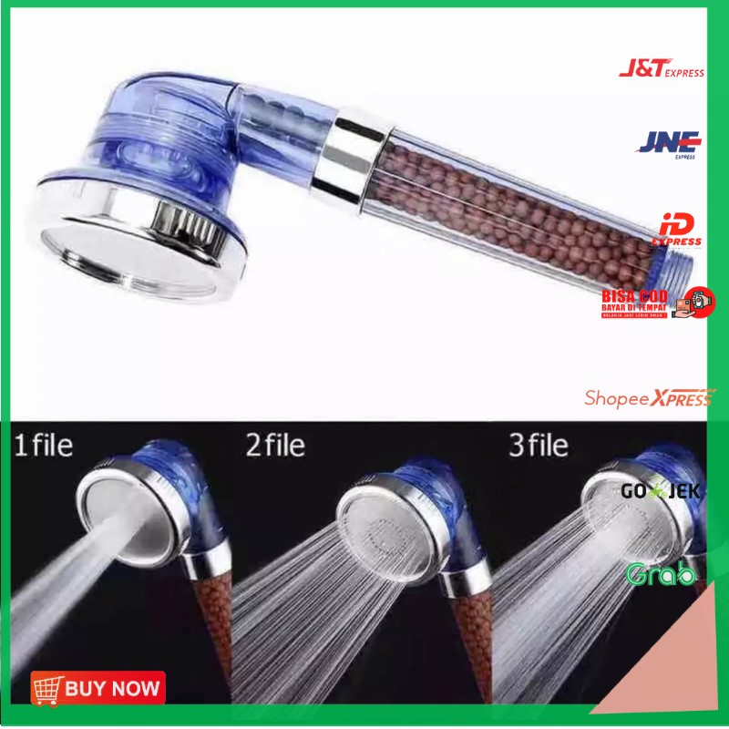Kepala Shower Filter Aerator 3 mode / Shower Aerator / Penghemat Air / Filter Aerator / Shower Head