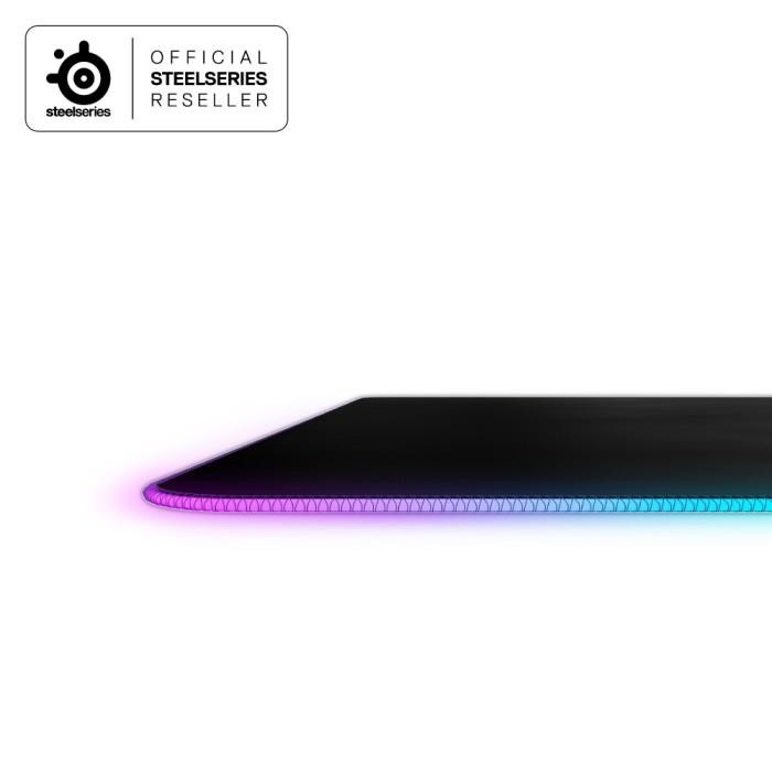Steelseries Qck Prism Cloth 3 XL RGB - Gaming Mousepad - W 1220 x L 590 x H 4mm - Original