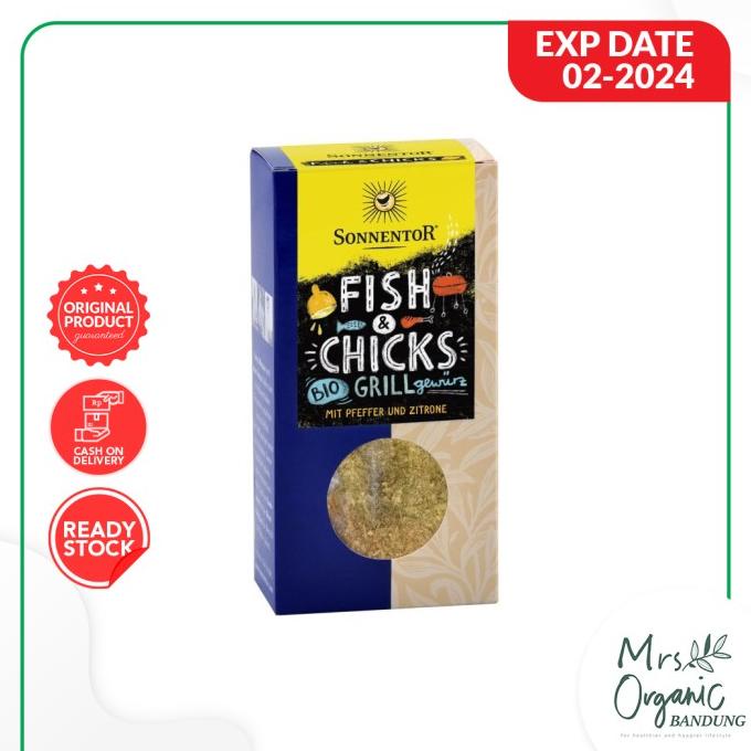 

hanya disini] SONNENTOR - Organic Fish & Chicks BBQ Spice - 55 g