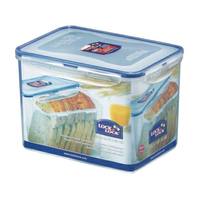 Lock n Lock Food Container HPL829 3.9L - wadah makanan - wadah roti