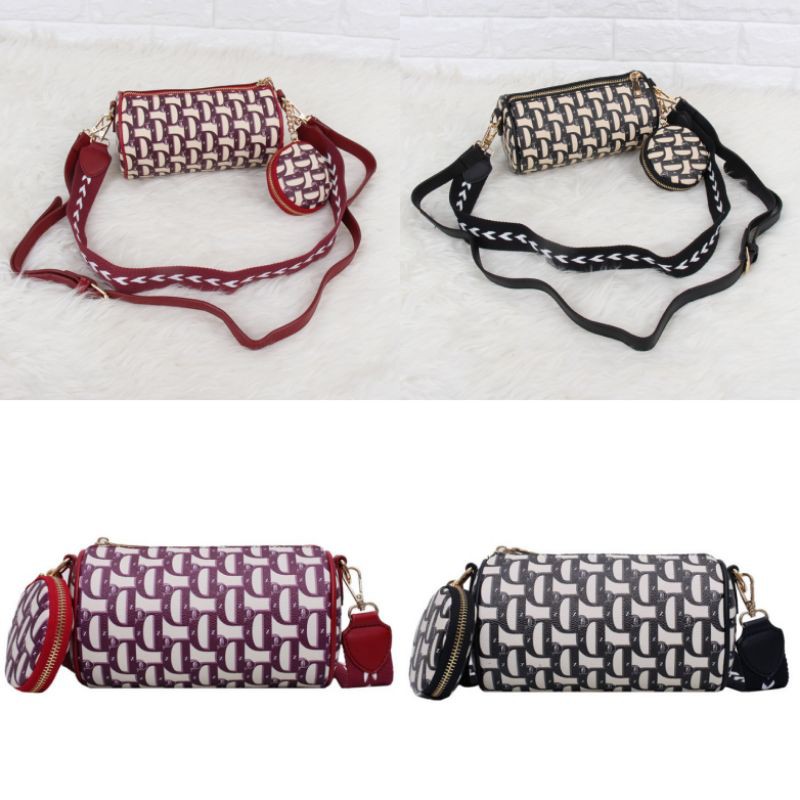 GROSIR TAS IMPORT SELEMPANG WANITA MULTIFUNGSI MEDAN MURAH TAS SELEMPANG WITH SMALL POUCH
