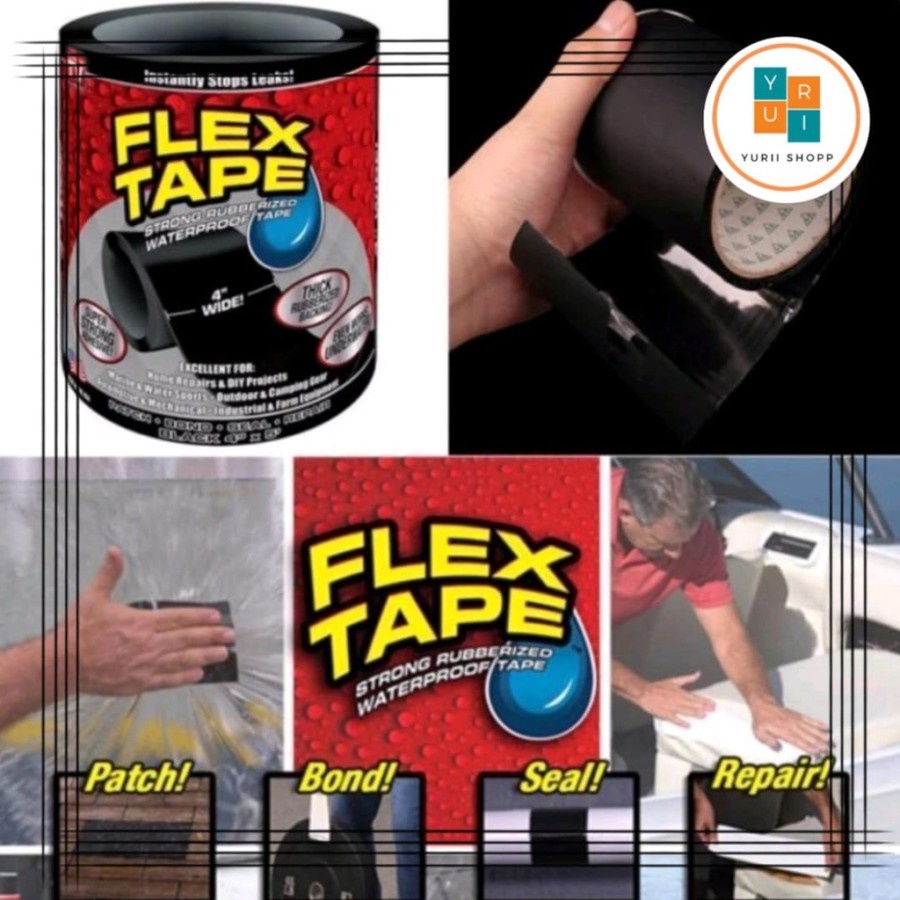 Flex Tape Lakban Khusus Anti Bocor Magic Tape Tebal Anti Air Lakban