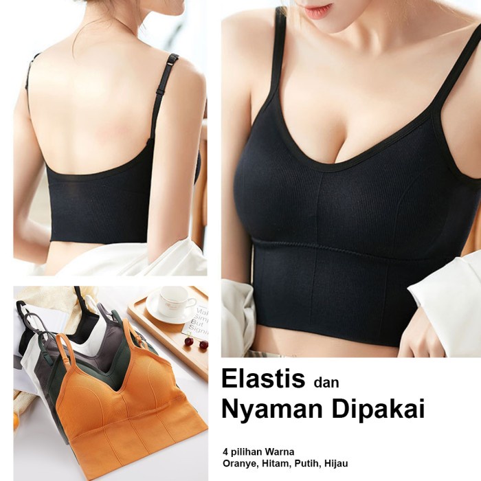 BH Wanita BusaSport Bra Bh Wanita Olahraga Senam Gym Fitness Alsize tanpa kawat