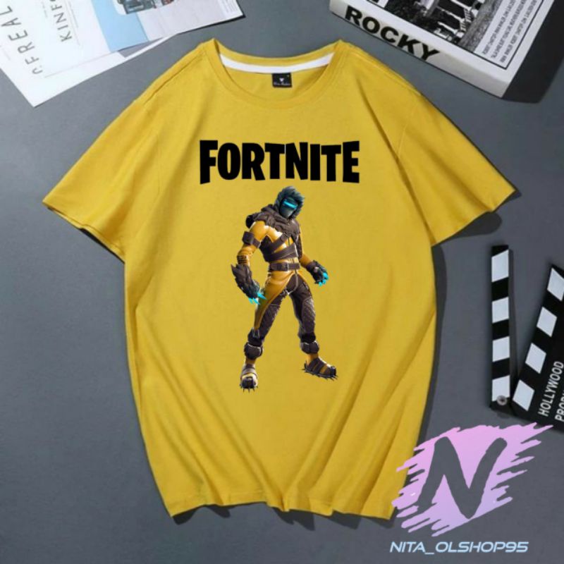 kaos anak fornite mobile shirt kids fornite