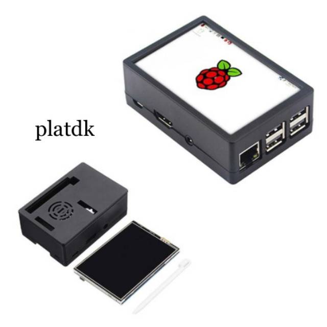 Casing Raspberry Pi 3Bplus 3B 2B ABS  - Putih