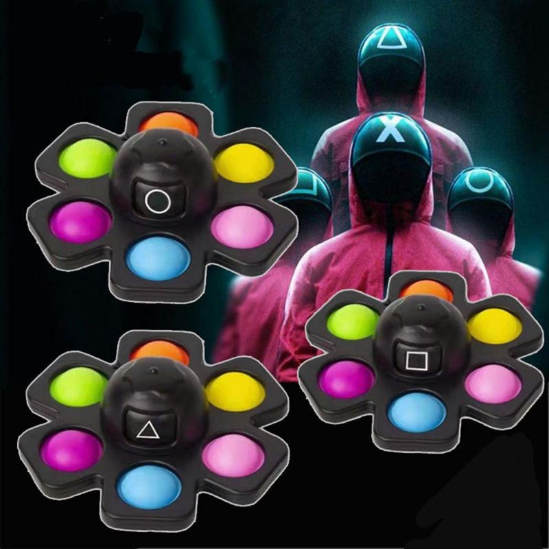 READY fidget spinnerpop it simple dimple octopus face changing fidget toy tiktok viral/pop it fidget