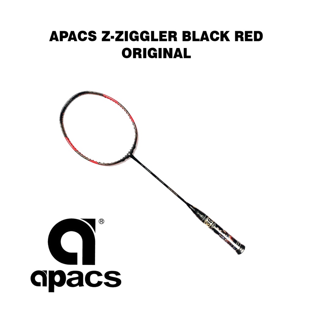 Apacs Raket Badminton Bulutangkis Z-Ziggler / Z Ziggler Black Red Original