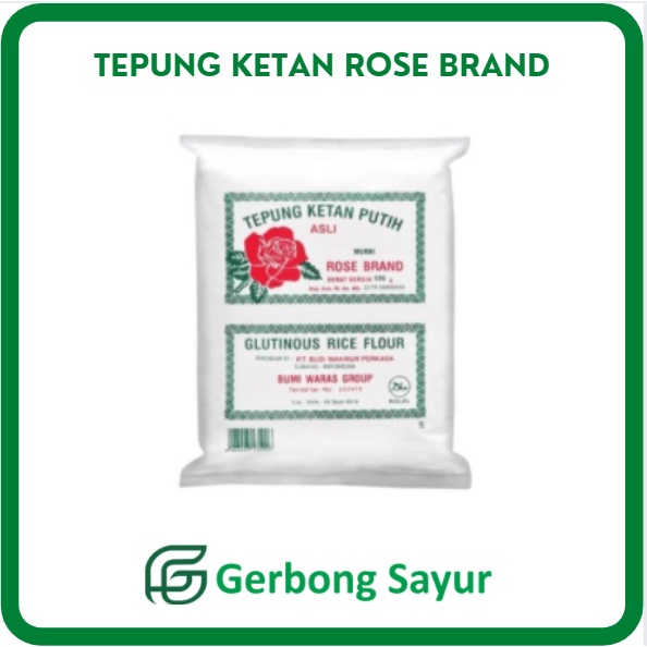 

Tepung Ketan Rose Brand - 500gr