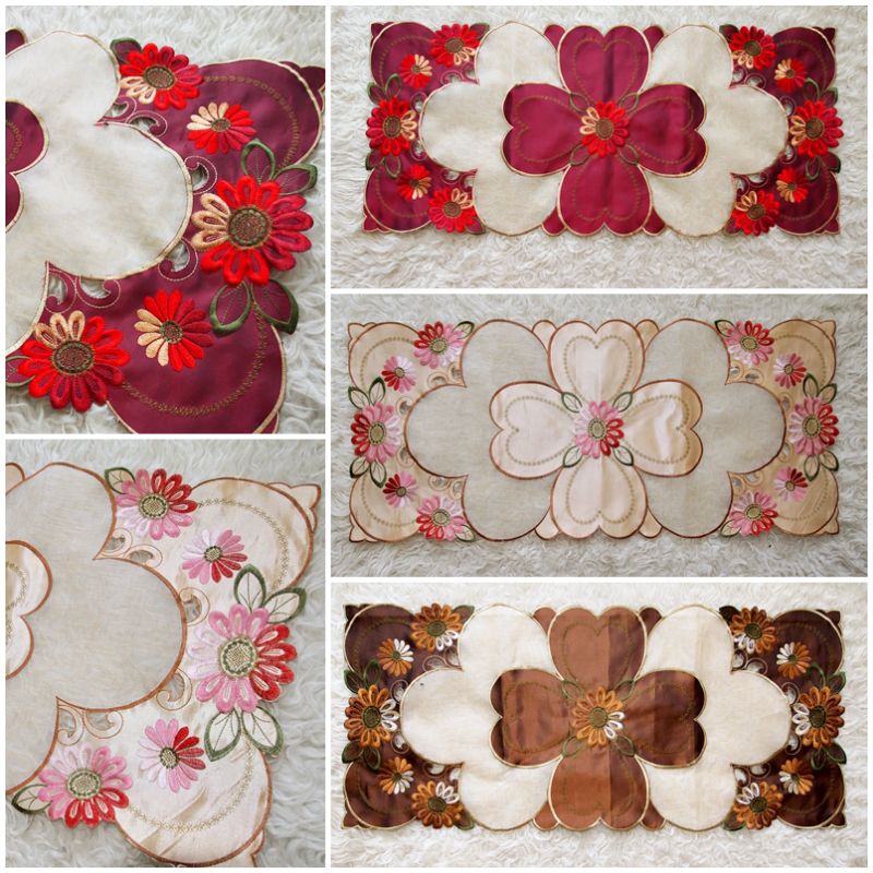 TAPLAK MEJA TAMU BORDIR MEWAH