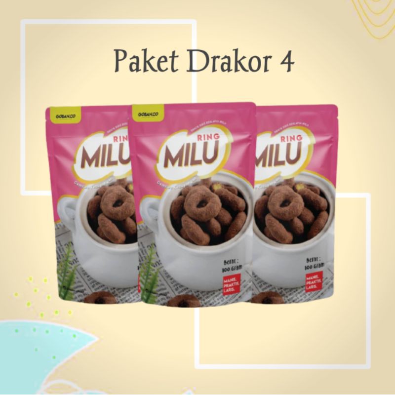 

Snack Paket Drakor 4, ( 3pcs Milu Ring )
