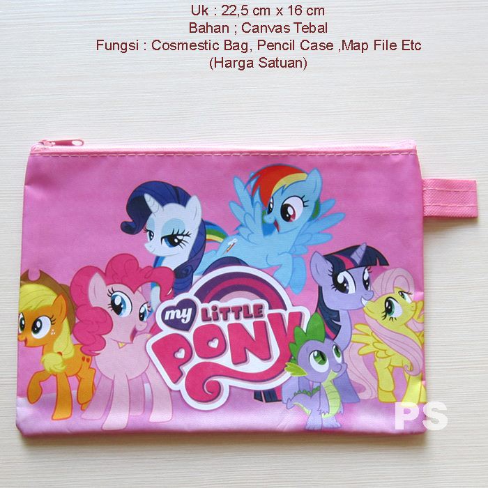 

My Little Pony Pouch Cosmestic or Pencil Case L