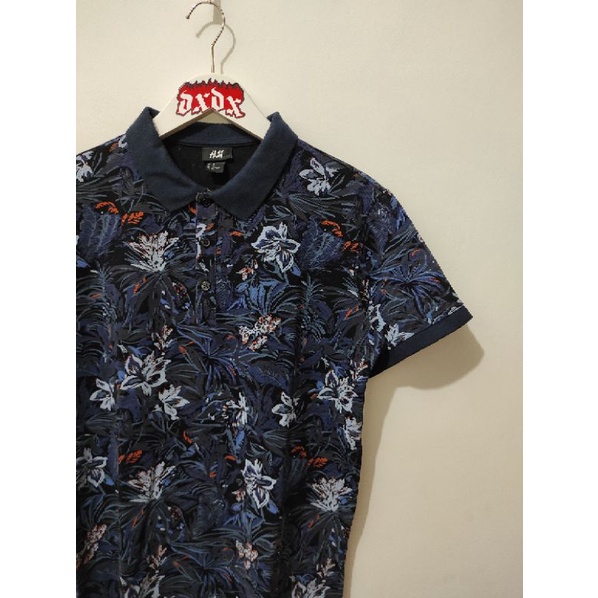 polo shirt kaos kerah H&M second original