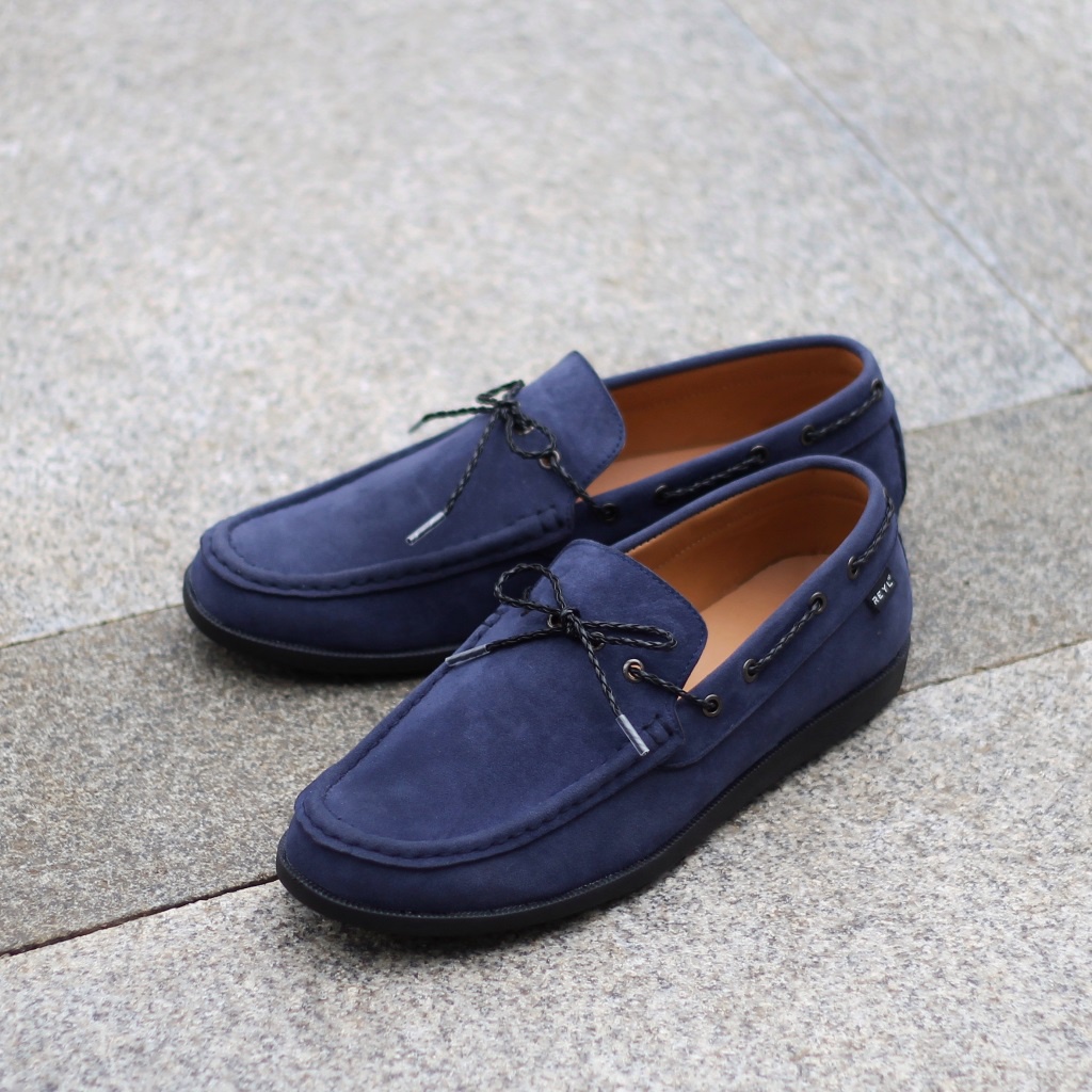 LICK MILO ORIGINAL x REYL MAN Sepatu Slip On Pria Slop Simple Casual Formal Kerja Kantor Selop Jalan Santai Main Hangout Nongkrong Kuliah Loafers Resmi Kantoran Pesta Kondangan Loafer Distro Semi Kulit Premium Men Footwear Keren Terbaru Kekinian Branded